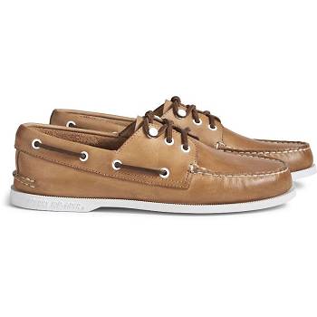 Sperry Cloud Authentic Original 3-eye Kožené Hnede - Panske Mokasíny